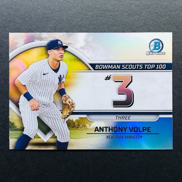 Anthony Volpe PRC - 2023 Bowman Chrome Scouts Top 100 #BTP-3 - Picture 1 of 2